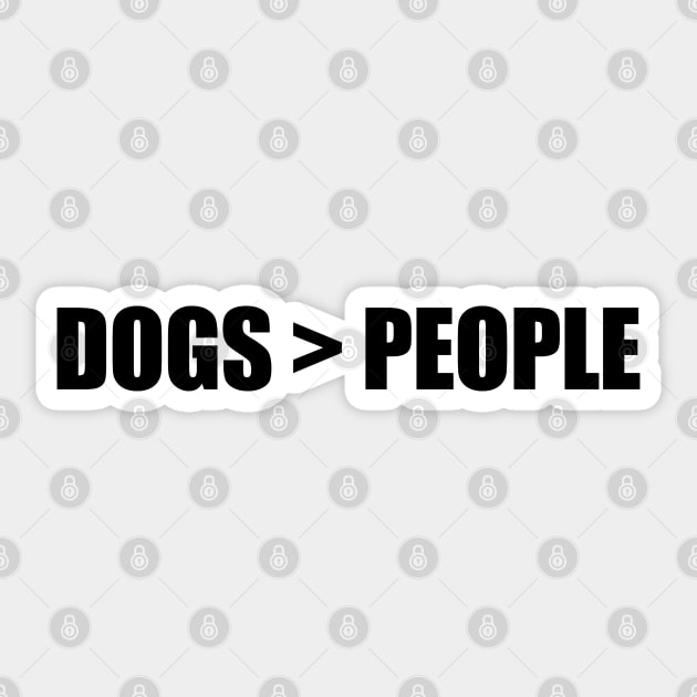 Dogs > People Sticker by  The best hard hat stickers 